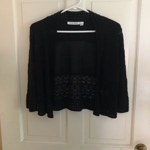 Black studio works cardigan/shrug